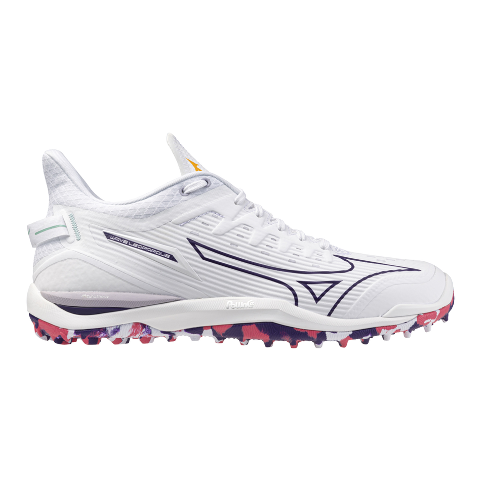 Mizuno WAVE LEOPARDUS White/VioletIndigo/CamelliaRos